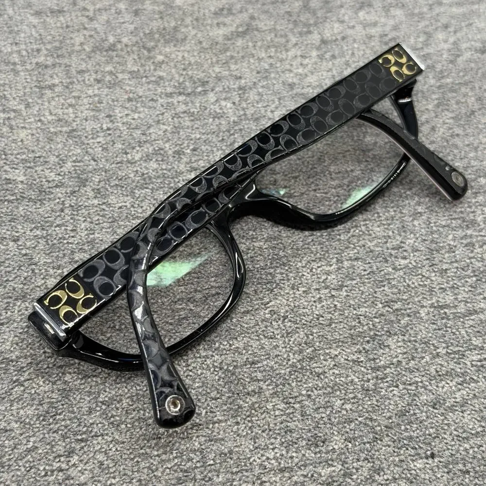 Coach Cecilia HC6002 5053 Black Pink Oval Eyeglasses Frame Women’s 49-16-135